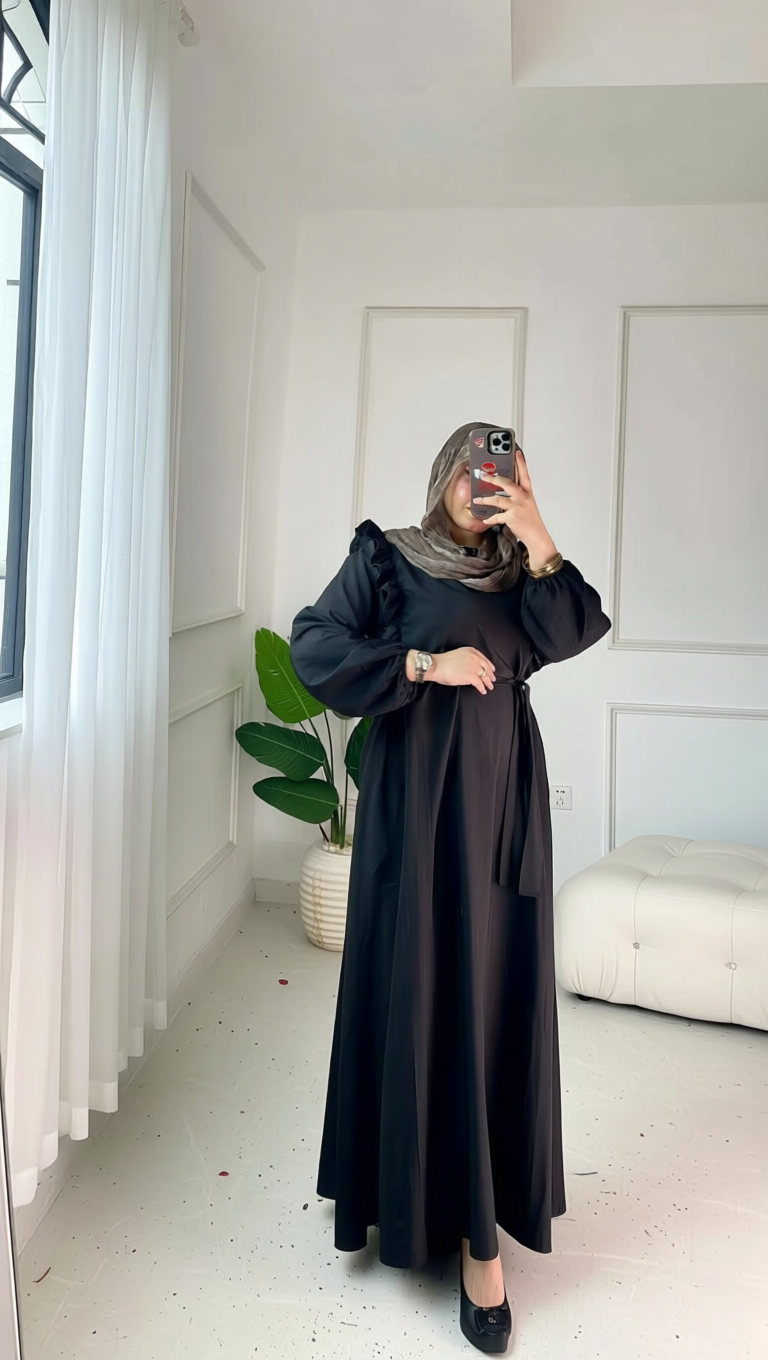 Ruffle Elite Abaya