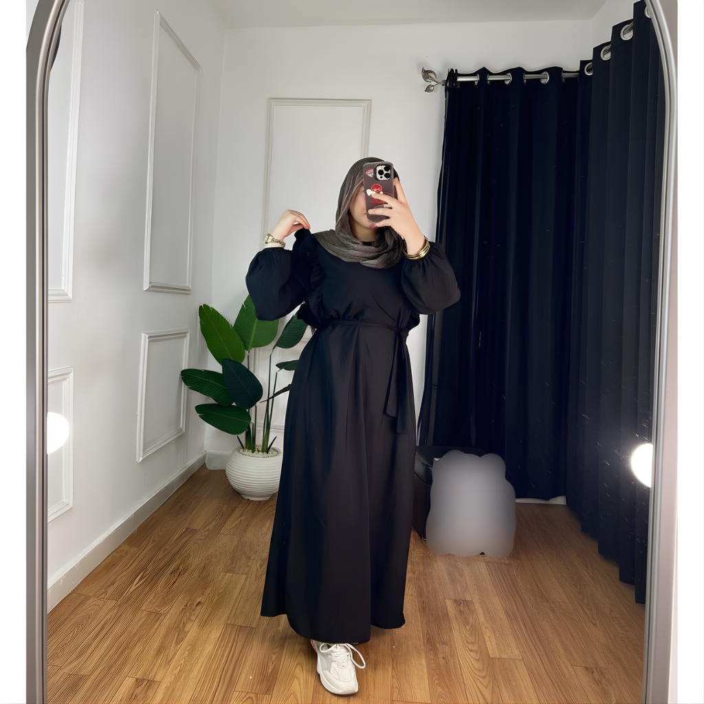 Ruffle Elite Abaya