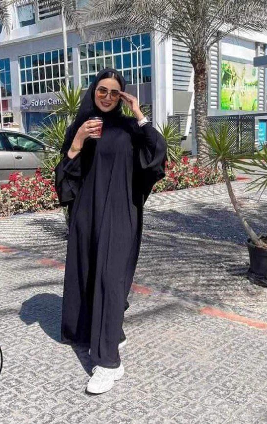 Velora Black Abaya